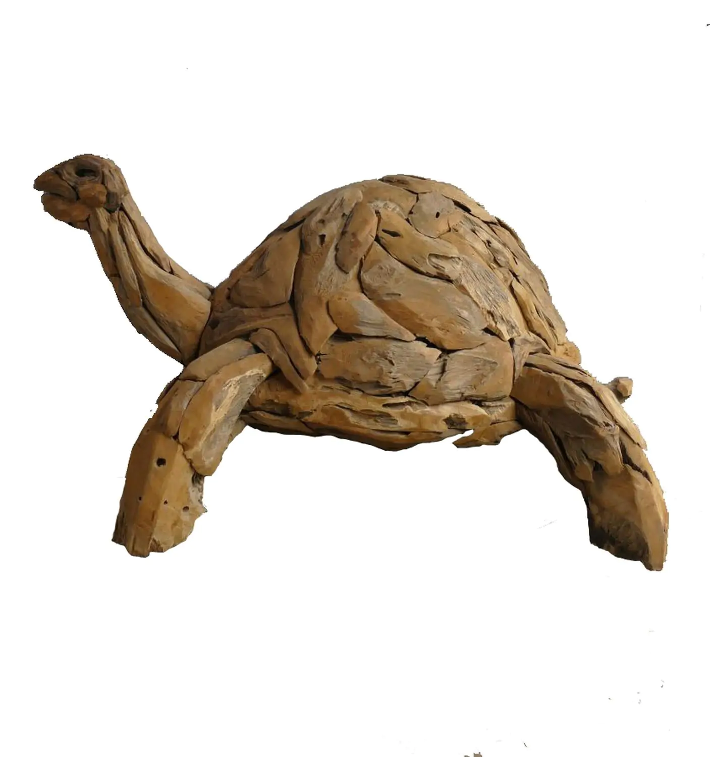  Product image 2 of the product “Giant Turtle, made from teak root pcs, Length 120 cm Artistic unique work ”